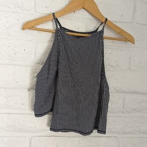 Lululemon striped crop tank top